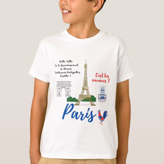 T-shirt Paris Tシャツ (正面)