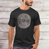 T-SHIRT PATRIOTE PIECE 1 FRANC! Tシャツ