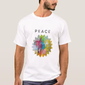 T-shirt peace  tシャツ (正面)