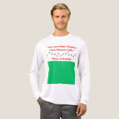T-Shirt-Personalized Couples Christmas Shirt トライブレンドTシャツ (正面全体)