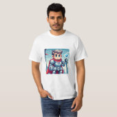 T-shirt Pixel Knight Tシャツ (正面フル)