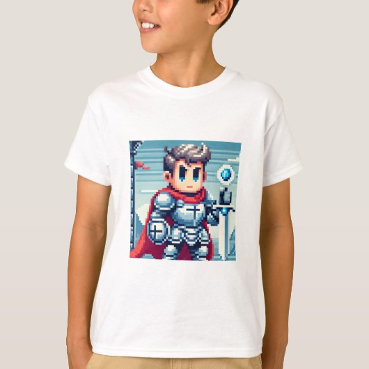 T-shirt Pixel Knight Tシャツ (正面)