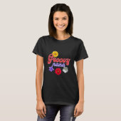 t-shirt playera para la abuela groovy nana tシャツ (正面フル)