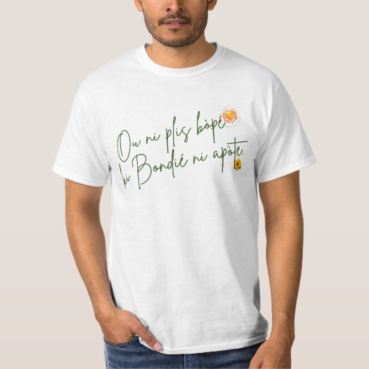 T-shirt plis bopé tシャツ (正面)