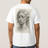 T-shirt Portrait Art Tシャツ (裏面)