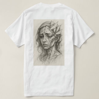 T-shirt Portrait Art Tシャツ