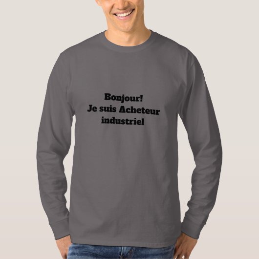 T-Shirt pour l'Acheteur industriel Tシャツ (正面)