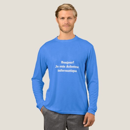 T-Shirt pour l'Acheteur informatique トライブレンドTシャツ (正面全体)