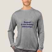 T-Shirt pour l'Acheteur informatique トライブレンドＴシャツ (正面)