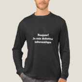 T-Shirt pour l'Acheteur informatique トライブレンドＴシャツ (正面)