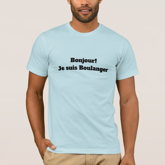 T-Shirt pour le boulanger Tシャツ (正面)