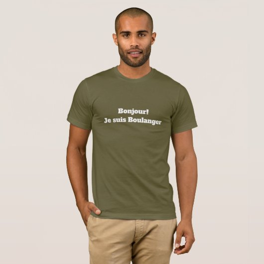 T-Shirt pour le boulanger Tシャツ (正面フル)
