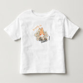 T-shirt pour les touts petits dessin lapin mignon トドラーTシャツ (正面)