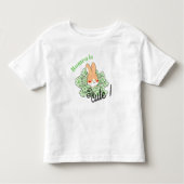 T-shirt pour les touts petits dessin lapin mignon  トドラーTシャツ (正面)