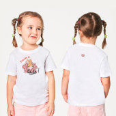 T-shirt pour les touts petits dessin lapin mignon  トドラーTシャツ