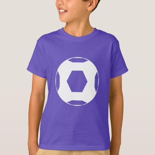 T-shirt pourpre  BALLON DE FOOT Tシャツ (正面)
