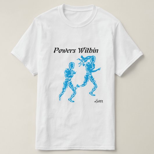 T-Shirt : Powers Within Tシャツ (デザイン正面)