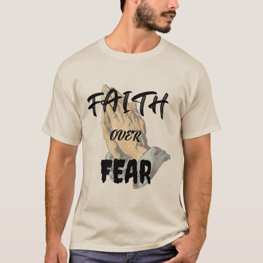  T - Shirt Praying Hands Christian Tシャツ (正面)