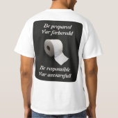 T-shirt — Prepper Tシャツ (裏面)
