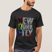 T-shirt Pride New York Design Tシャツ (正面)