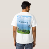 T-shirt — Privacy Tシャツ (裏面フル)
