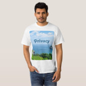 T-shirt — Privacy Tシャツ (正面フル)