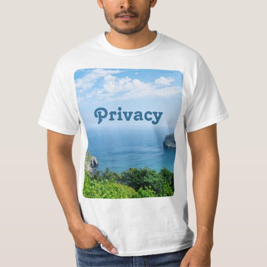 T-shirt — Privacy Tシャツ (正面)