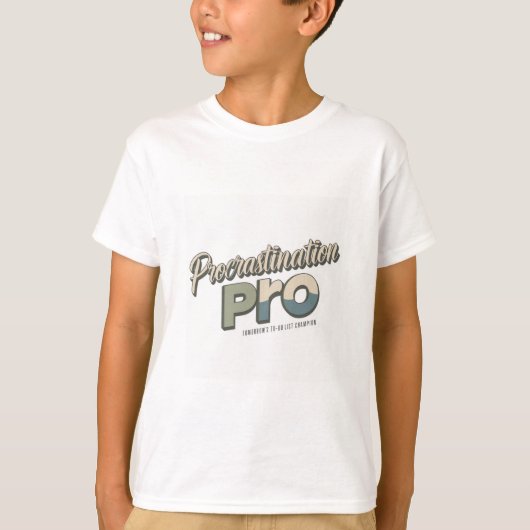 T-shirt Procrastination Pro  Tシャツ (正面)