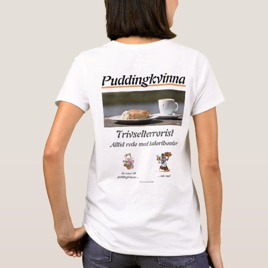 T-shirt — Pudding Tシャツ (裏面)