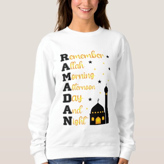 T-Shirt-Ramadan Tee Shirt スウェットシャツ (正面)