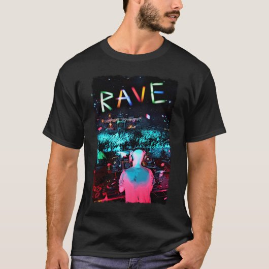 T-shirt Rave psychedelic Tシャツ (正面)