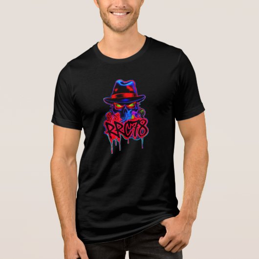 T-Shirt Rebellion78 ドクロ トライブレンドTシャツ (正面)