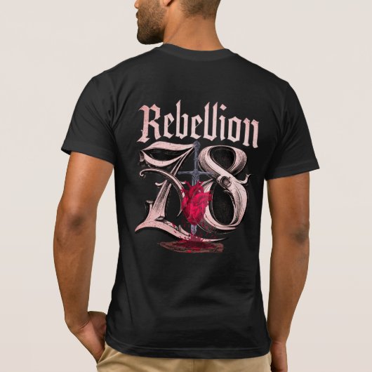 T-Shirt Rebellion78 Tシャツ (裏面)
