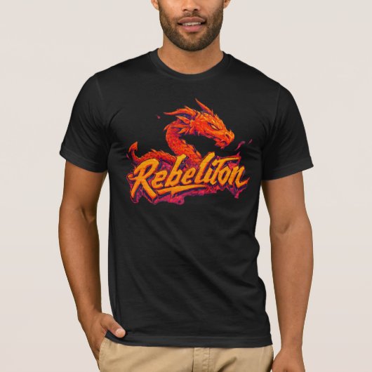 T-Shirt Rebellion Dragon story  Tシャツ (正面)
