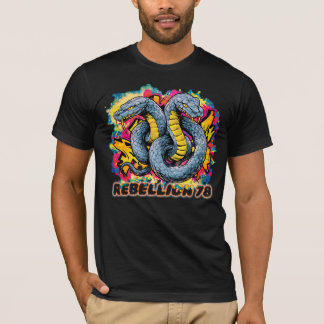 T-Shirt Rebellion snakes  Tシャツ