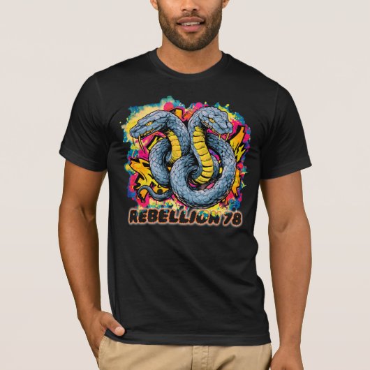 T-Shirt Rebellion snakes  Tシャツ (正面)