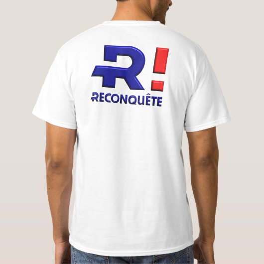 T-shirt reconquête tシャツ (裏面)