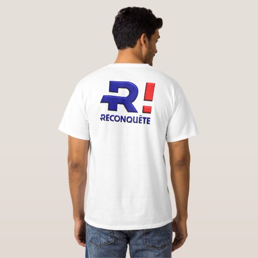 T-shirt reconquête tシャツ (裏面フル)
