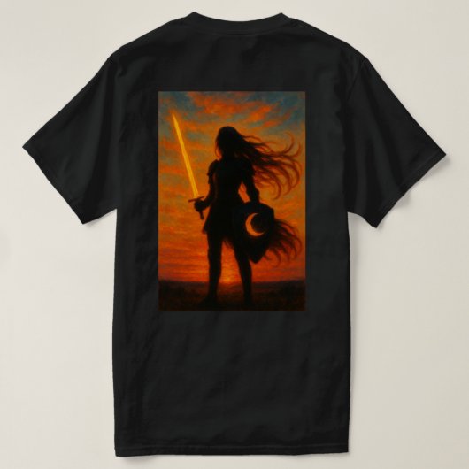 T-shirt Red Sonja Tシャツ (デザイン裏面)