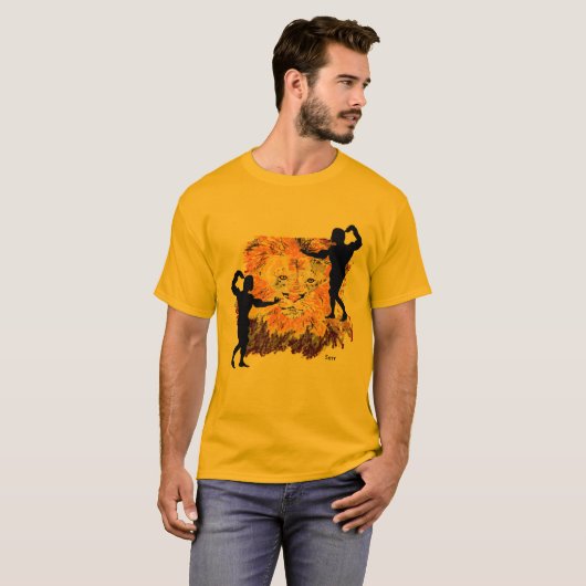 T-Shirt :  Roar Of the Lion Within You Tシャツ (正面フル)