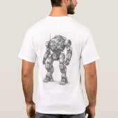 T-shirt Robot  Tシャツ (裏面)