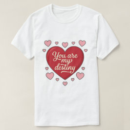 T-shirt Romantique You Are My Destiny Tシャツ