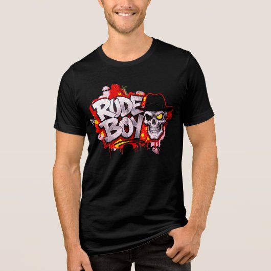 T-Shirt Rude Boy  トライブレンドＴシャツ (正面)