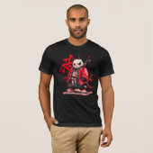 T-Shirt Samurai panda. Tシャツ (正面フル)