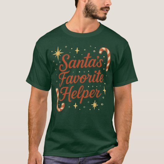 T-Shirt Santa’s Favorite Helper Tシャツ (正面)