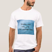 T-Shirt SAVE OUR OCEANS WAVE SURF CLIMATE CHANGE Tシャツ (正面)
