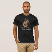 T-Shirt Schäferhund 01 Tシャツ (正面フル)