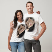 T-Shirt schielende Katze Tシャツ (ユニセックス)