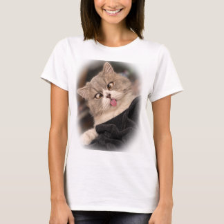 T-Shirt schielende Katze Tシャツ