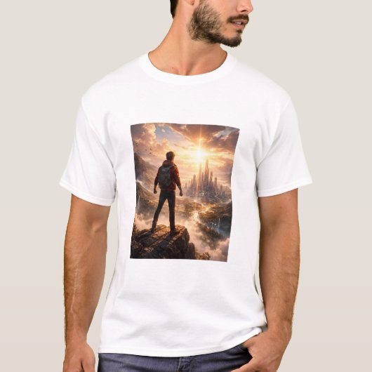 T-Shirt Sci-Fi Male Character Tシャツ (正面)